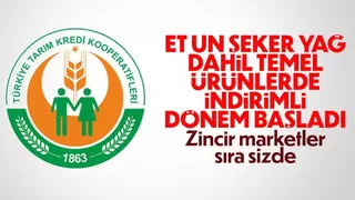 Tarım Kredi Kooperatifi marketlerinde indirim dönemi başlıyor