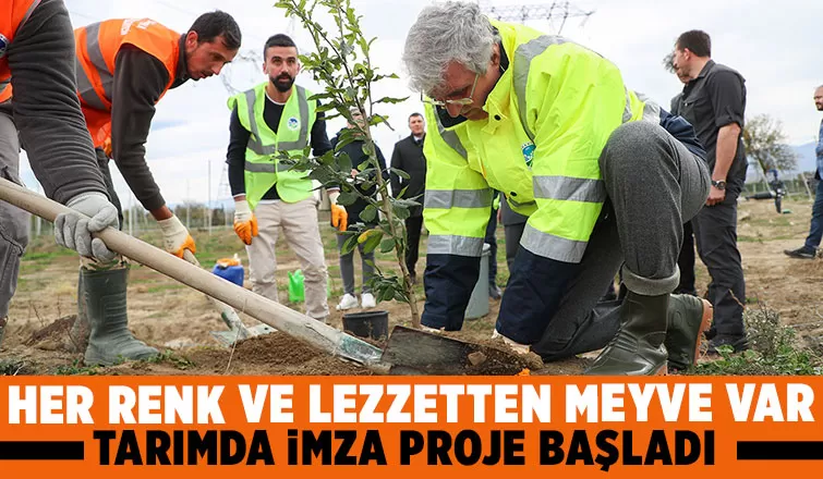 Tarımda imza proje başladı