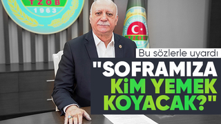 Tarımda tehlikeye dikkat çekti