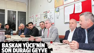 Tarımın kalbi Geyve'yi birlikte şahlandıracağız