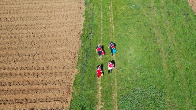 Tarlada aşı hizmeti