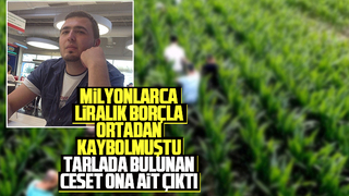 Tarlada bulunan cesetle ilgili flaş gelişme