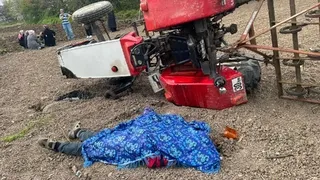 Tarlada korkunç ölüm