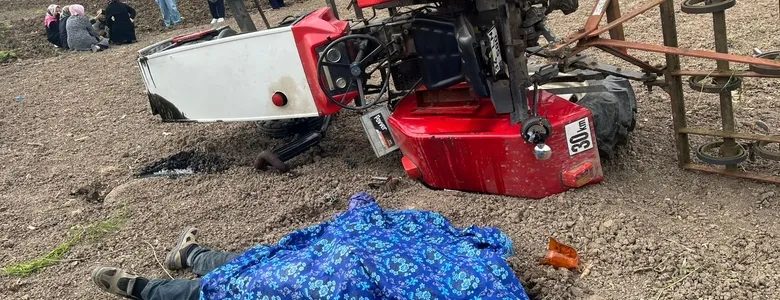 Tarlada korkunç ölüm