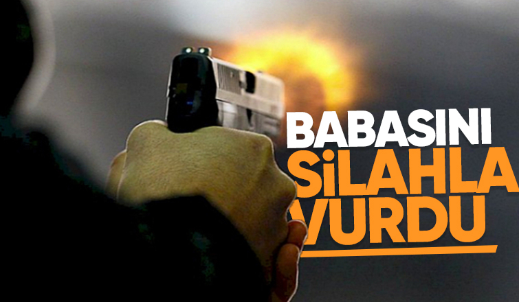 Tartıştığı babasını vurdu