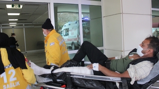 Tartıştığı şahıs tarafından ayağından vuruldu