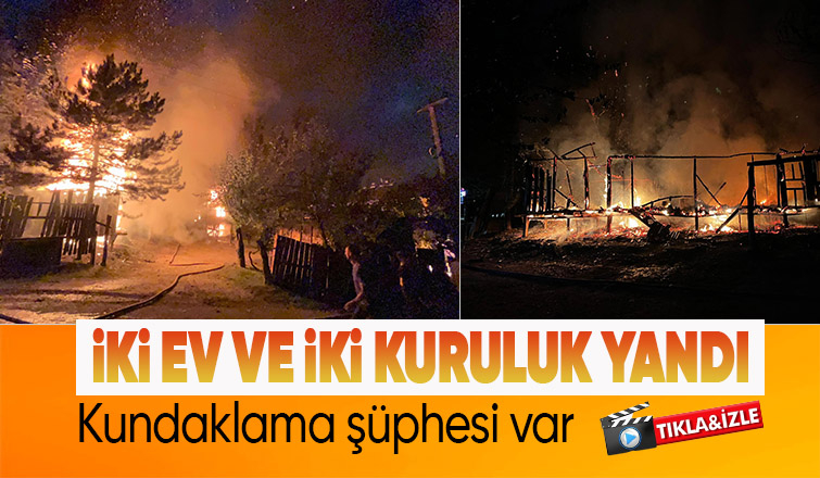 Taşburun'da büyük yangın