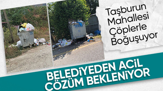 Taşburun'da vatandaşın çöp isyanı