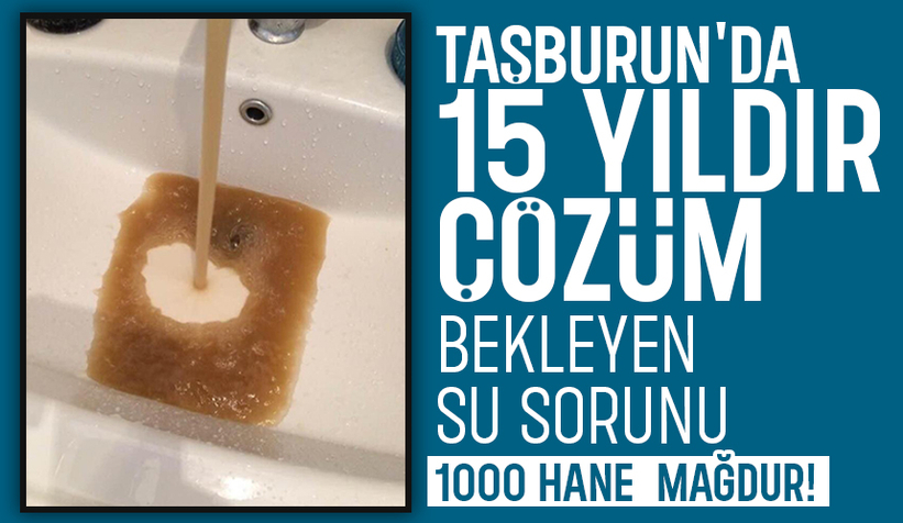 Taşburun’da 15 yıllık sorun: Mahalle susuzlukla boğuşuyor