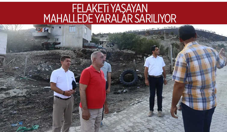 Taşoluk Mahallesi'nde yaralar sarılıyor
