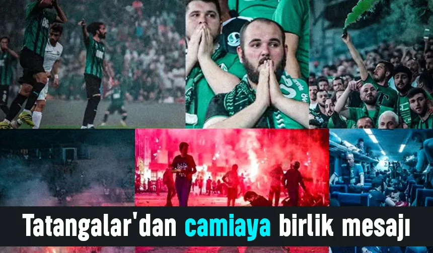 Tatangalar'dan Erzurum maçı öncesi birlik çağrısı