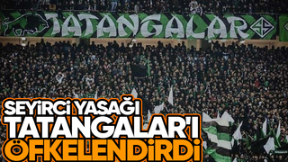 Tatangalar'dan PFDK'nın seyirci yasağına tepki