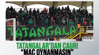 Tatangalardan Kocaeli maçı için çağrı