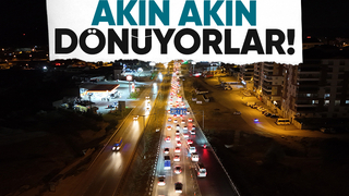 Tatil dönüşü başladı 43 ilin geçiş güzergahında yoğunluk