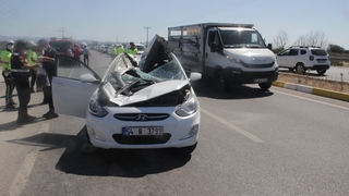 Tatil dönüşü feci kazada can verdi