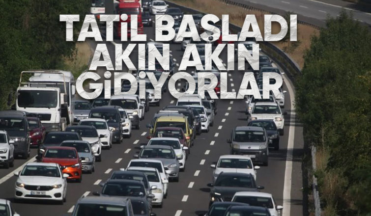 Tatil göçü başladı
