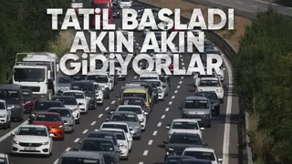 Tatil göçü başladı