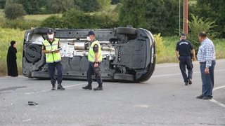 Tatil yolunda kaza: 4 yaralı