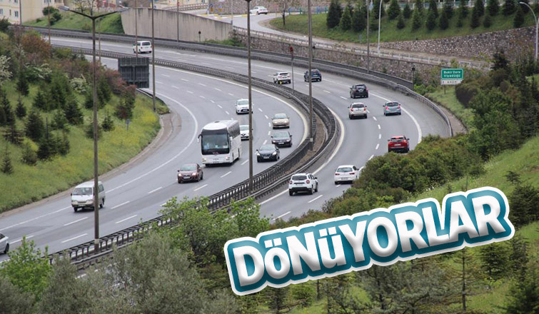 Tatilciler dönüyor