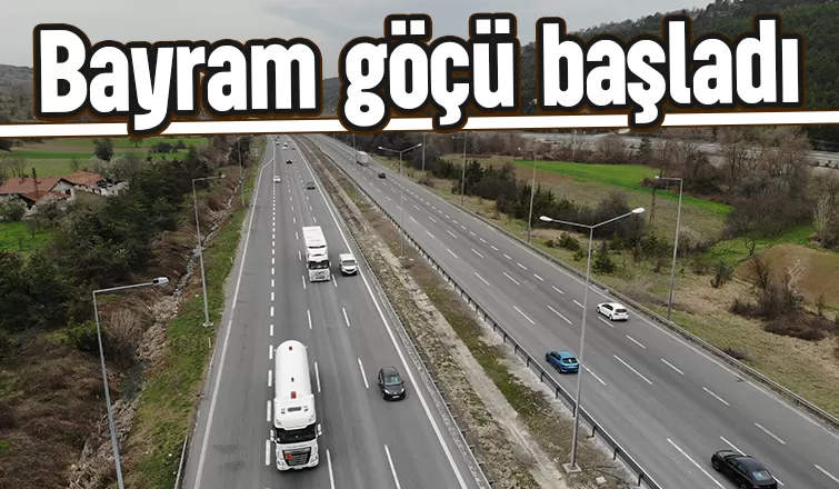Tatilciler yola çıktı