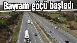 Tatilciler yola çıktı