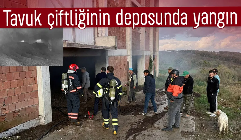 Tavuk çiftliğinde yangın