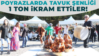 Tavukçular Birliği 1 ton tavuk dağıttı