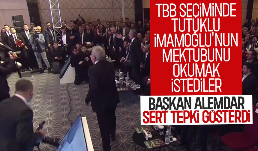 TBB seçiminde gerginlik; Yusuf Alemdar büyük tepki gösterdi