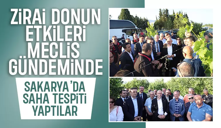 TBMM Zirai Don Araştırma Komisyonu Sakarya'da inceleme yaptı
