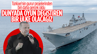 TCG Anadolu Gemisi TSK envanterine girdi