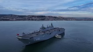 TCG Anadolu'ya ziyaretçi akını
