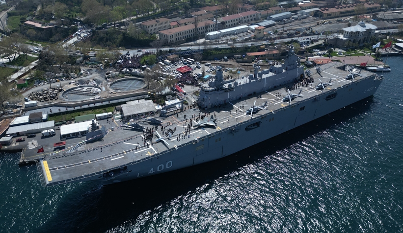 TCG Anadolu'yu 3 günde 38 bin 234 kişi ziyaret etti