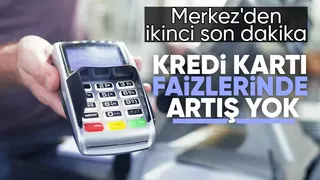 TCMB: Kredi kartı azami faiz ve komisyon oranları değişmeyecek