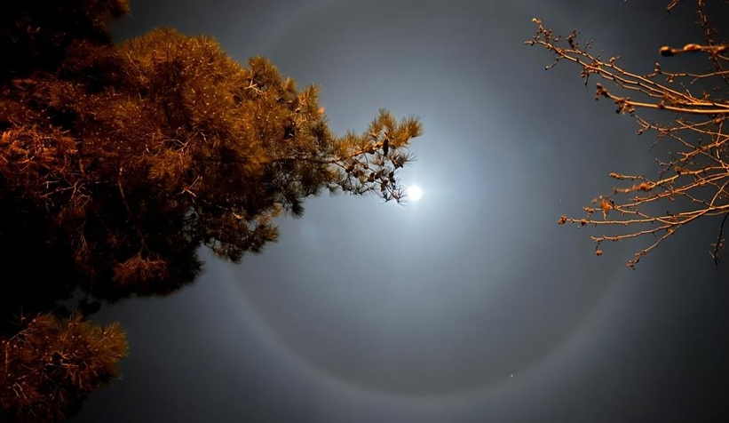 Tedirginlik oluşturan görüntünün Ay halesi olduğu anlaşıldı