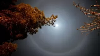 Tedirginlik oluşturan görüntünün Ay halesi olduğu anlaşıldı