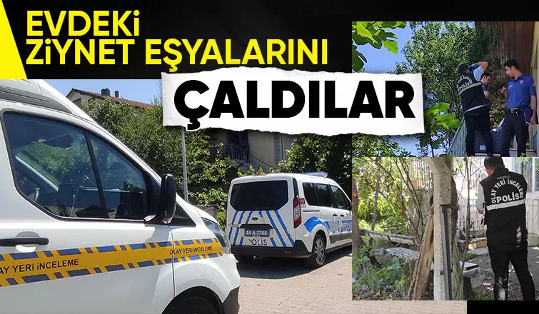 Tek başına yaşayan kadının altınları çalındı