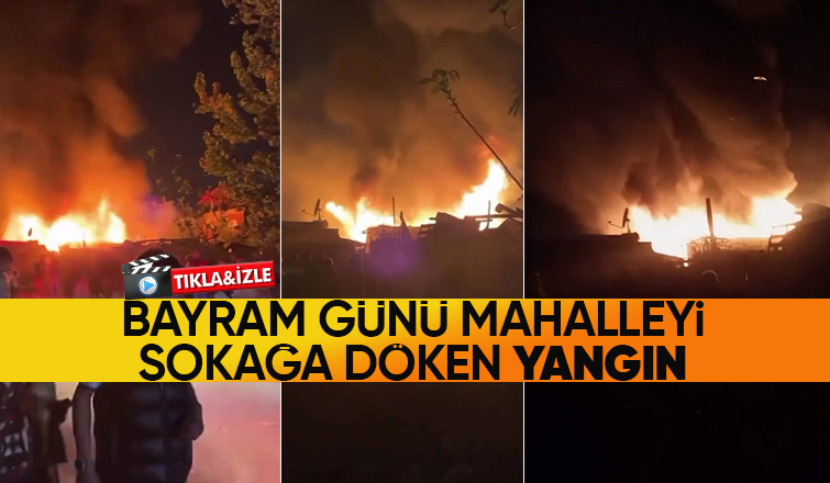 Tek katlı ev alev topuna döndü