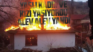 Tek katlı ev alevlere teslim oldu