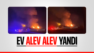 Tek katlı ev alevlere teslim oldu