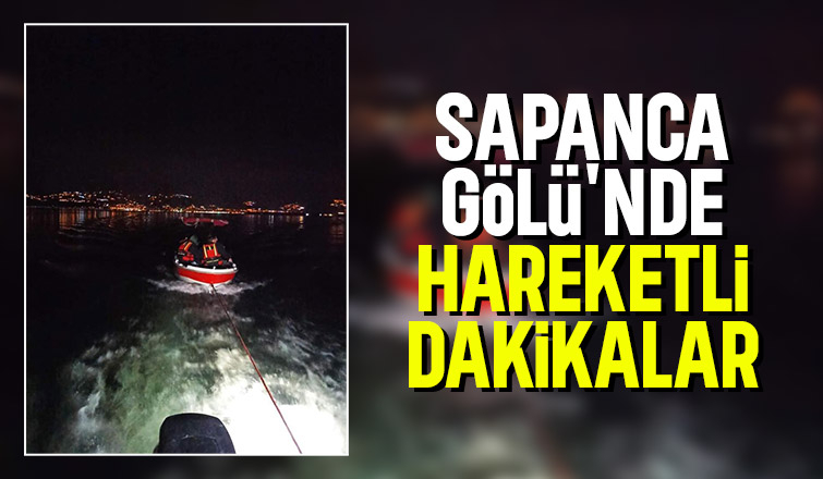 Teknenin aküsü bitince gölde mahsur kaldılar