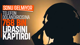 Telefon dolandırıcısının tuzağına düştü; 768 bin lirası gitti