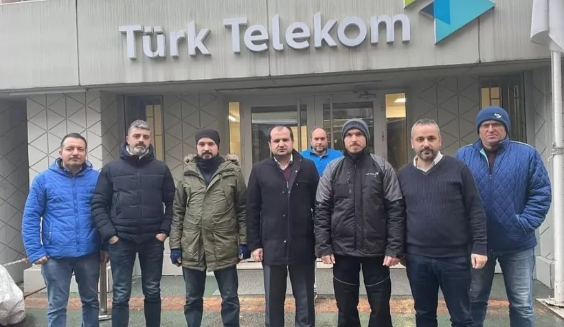 Telefon ve internet hatlarını onarmak için Sakarya’dan yola çıktılar