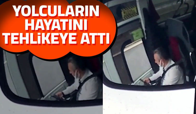 Telefonla oynadı kazaya davetiye çıkardı