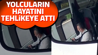 Telefonla oynadı kazaya davetiye çıkardı