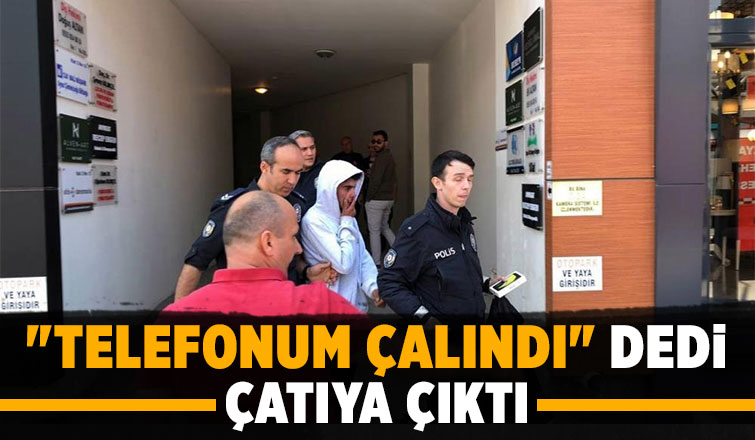 Telefonu çalınınca çatıya çıktı