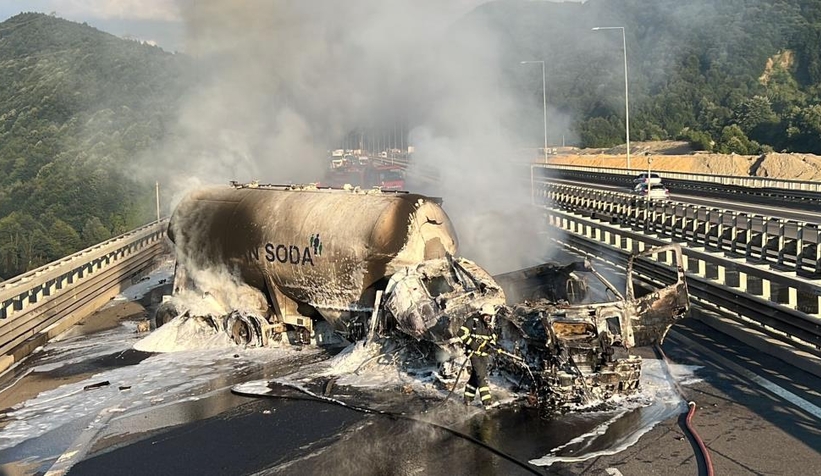 TEM Bolu Dağı'nda dehşete düşüren kaza: