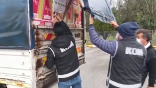 TEM'de 4,5 milyon kaçak makaron ele geçirildi