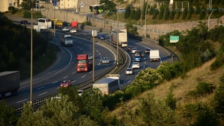TEM'de bayram öncesi trafik akıcı