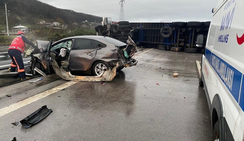 TEM'de faciadan dönüldü