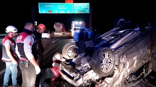 TEM'de feci kaza: 7 yaralı